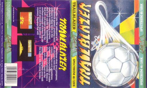 Trailblazer box art for ZX Spectrum